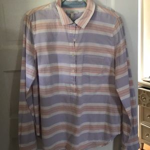 J. crew striped blouse